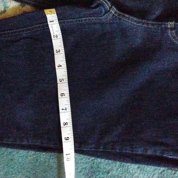 DENIM &CO CROPPED DENIM 5 POCKET SKINNY JEANS SZ 12 EUC - Picture 11 of 11